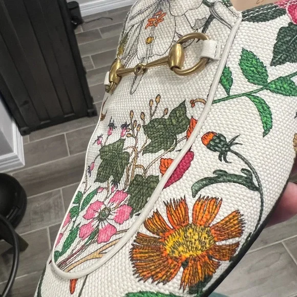 Gucci prince town supreme flora women’s shoes - Picture 3 of 5